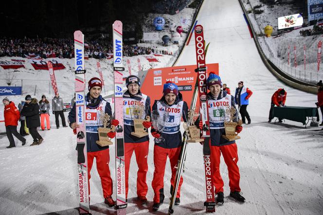 Kamil Stoch, Dawid Kubacki, Stefan Hula, Maciej Kot, skoki narciarskie