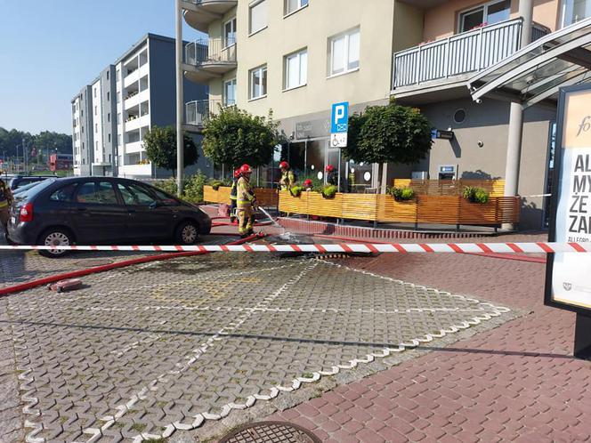 Opole, pożar Sopelka na ul. Bielskiej
