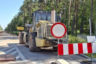 Remont drogi Tychów Stary - Starachowice