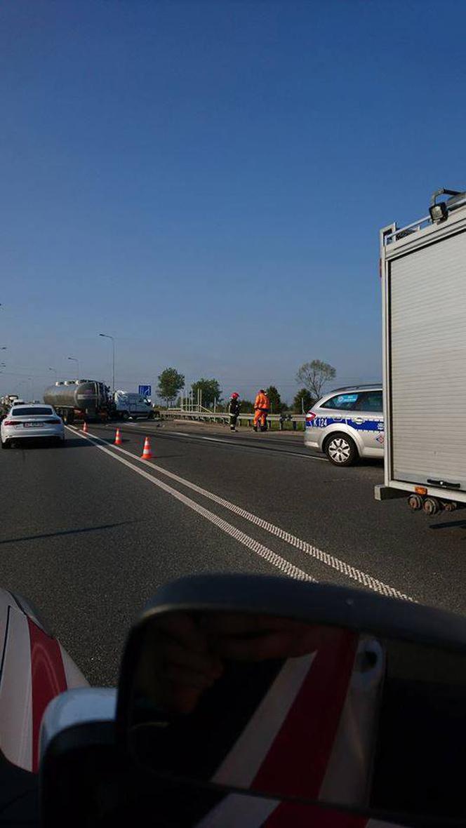 Rzeszów: Wypadek na S19 na wysokości Stobiernej [ZDJĘCIA]