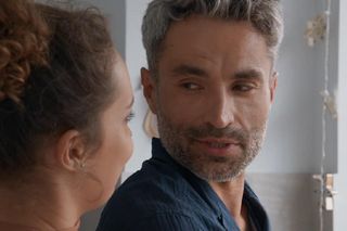 Na sygnale, odcinek 600. Wanda (Anna Lemieszek), Benio (Hubert Jarczak)