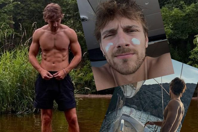 Maciej Musiał na jachcie pokazuje klatę! 30-latek w życiowej formie