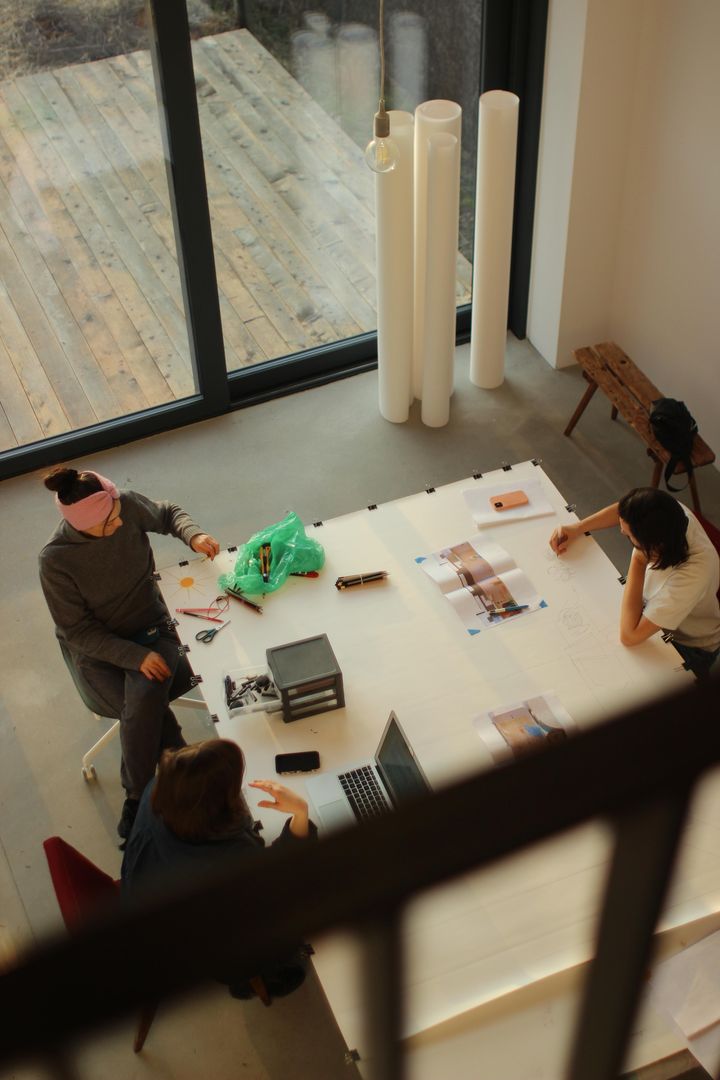 „Lary i penaty...”, proces pracy