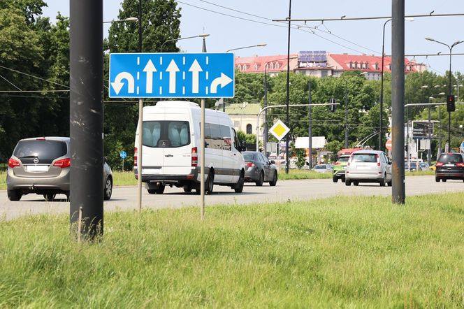 Tak wygląda al. Unii Lubelskiej w Lublinie przed przebudową (pierwsza połowa czerwca 2025)