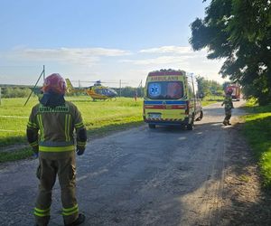   Motocykl potrącił 6-letnie bliźniaczki. Dramatyczny wypadek w Klejnowie