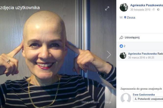 Agnieszka Paszkowska chorowała na raka?