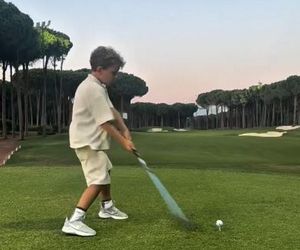 Wojciech Szczęsny uczy Liama nietypowego sportu