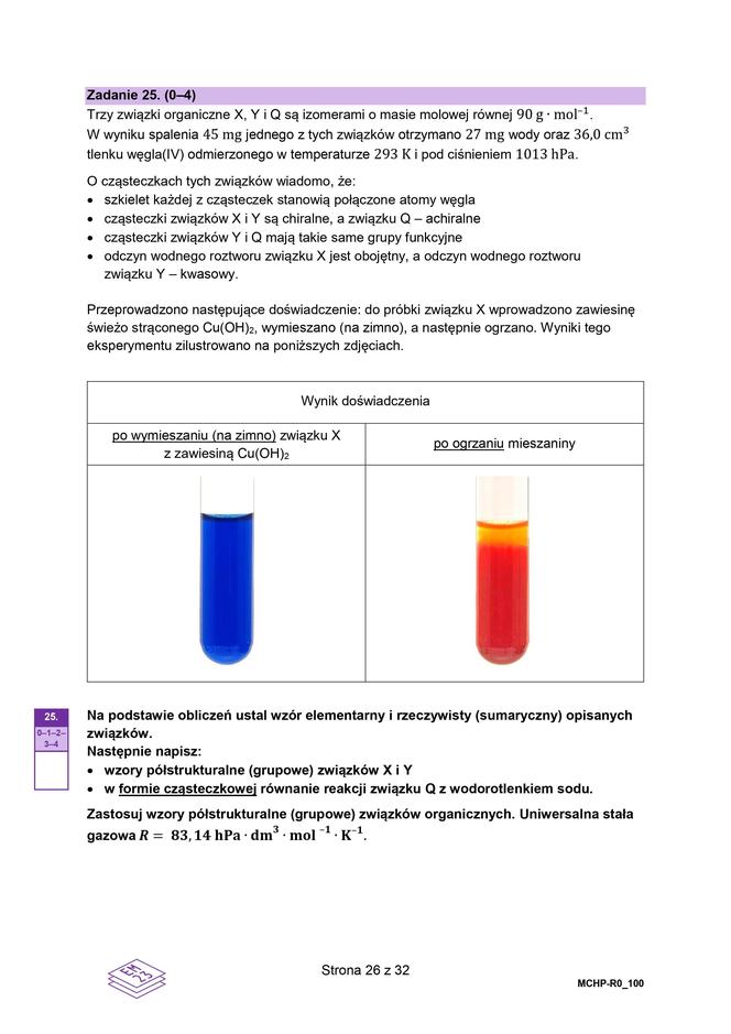 Matura 2024: chemia rozszerzona w formule 2023 - arkusze CKE i sugerowane odpowiedzi