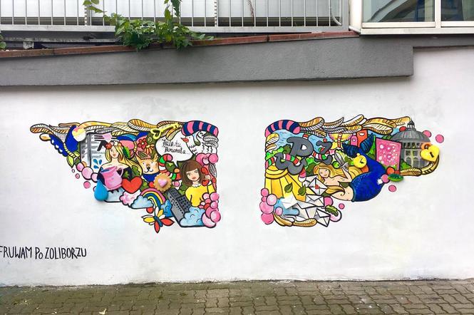 Mural na Żoliborzu