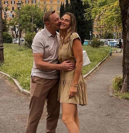 Aryna Sabalenka z partnerem