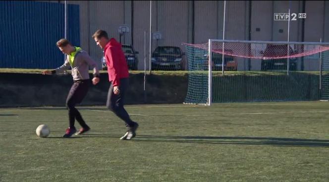 Barwy szczęścia, odcinek 2005. Darek (Andrzej Niemyt), Józek (Patryk Pniewski)