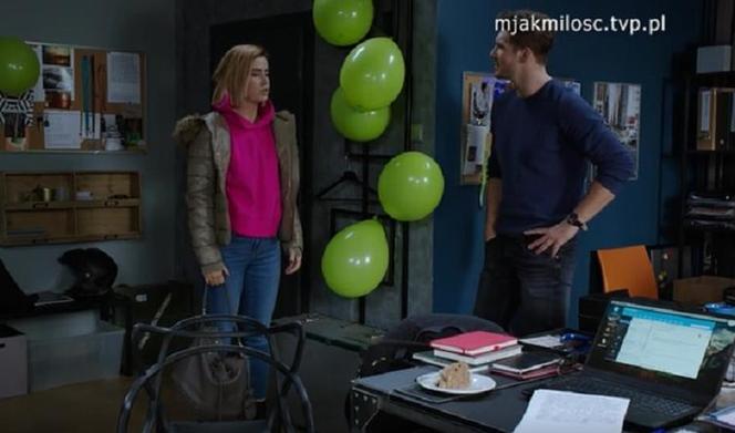 M jak miłość. Marcin (Mikołaj Roznerski), Kama (Michalina Sosna)