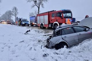 Trudne warunki na drogach pow. słupskiego.