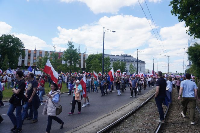 "Wielki Marsz Patriotów" Rafała Trzaskowskiego w Warszawie 25.05.2025