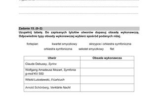 Matura 2021: historia muzyki. Pytania, arkusz CKE, zadania [poziom rozszerzony matura 5.05.2021] 