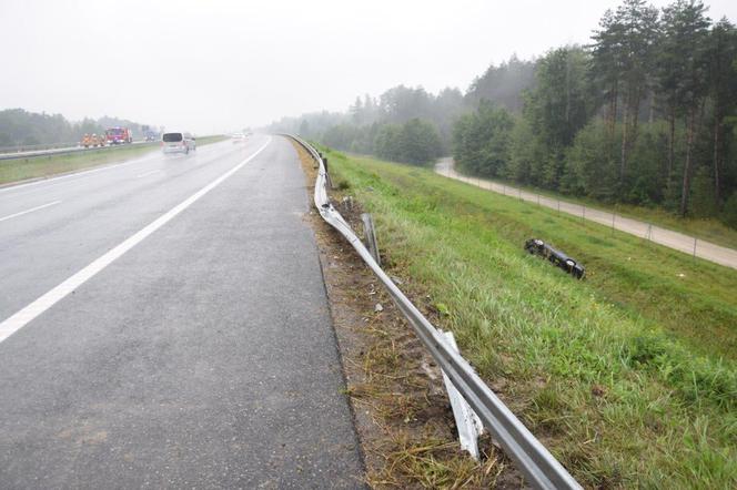 Seria groźnych wypadków i kolizji na A4 koło Tarnowa [29.08.2021]