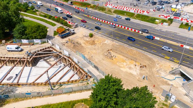 Budowa tramwaju do Dworca Zachodniego od strony Ochoty