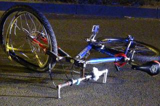 Koszmar w Zegrzu Południowym. Zmiótł fordem rowerzystę. W akcji śmigłowiec LPR