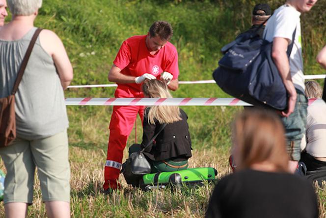 WYPADEK POCIĄGU Warszawa – Katowice w BABACH
