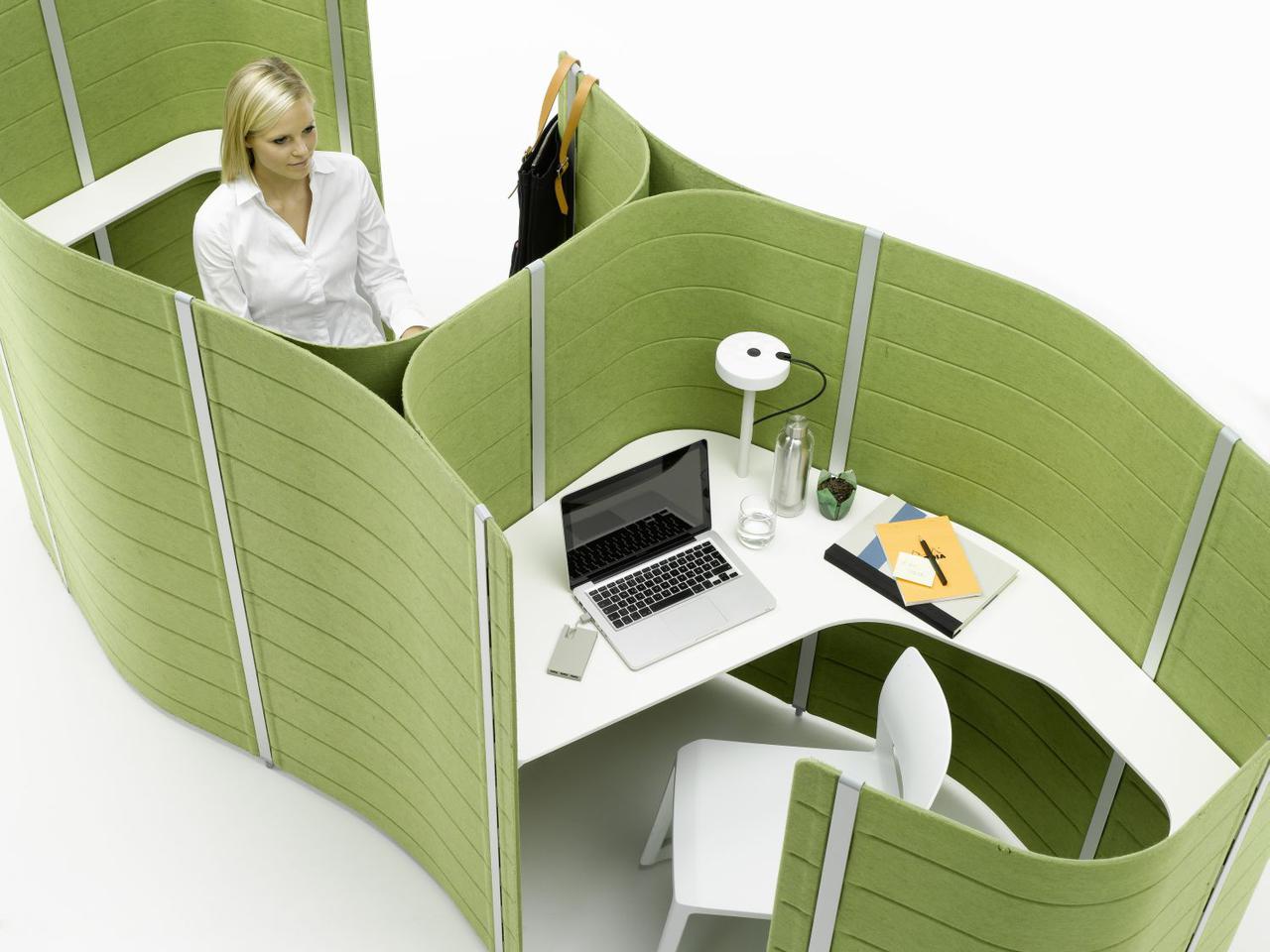 Funkcjonalne biuro z systemem Workbays