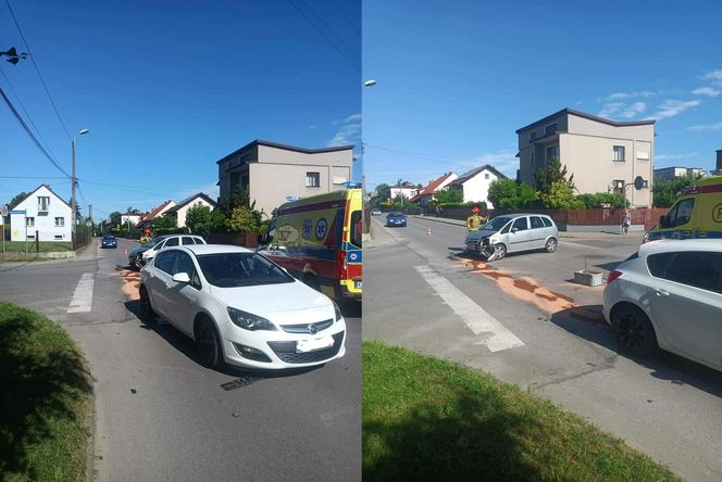 Zderzenie dwóch samochodów osobowych w Tarnowie. Jednak osoba trafiła o szpitala
