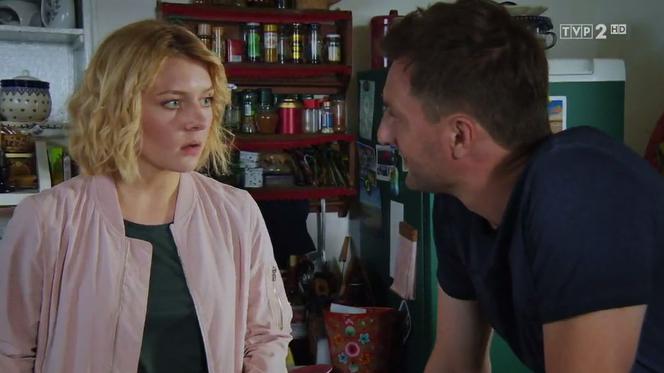 M jak miłość odc. 1404. Ula (Iga Krefft), Bartek (Arkadiusz Smoleński)