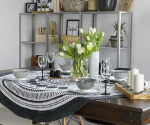 Jadalnia w stylu scandi boho