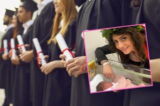 8 godzin po porodzie obroniła pracę dyplomową. „Otrzymałam najwyższą ocenę z wyróżnieniem” 