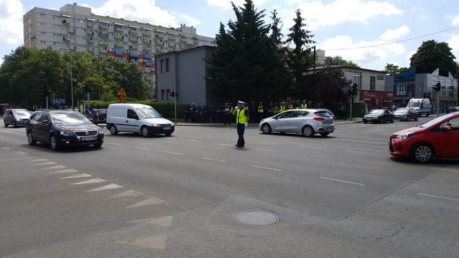 Funkcjonariusze rywalizujący w konkursie "Policjant Ruchu Drogowego 2017"