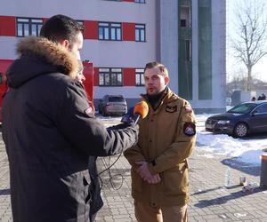 Strażacy w Krakowie przeprowadzili ćwiczenia dla dziennikarzy