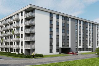 Wizualizacja budynku mieszkalnego w Grodzisku Mazowieckim