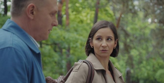 M jak miłość odc. 1886. Agnes (Amanda Mincewicz), Artur Rogowski (Robert Moskwa)