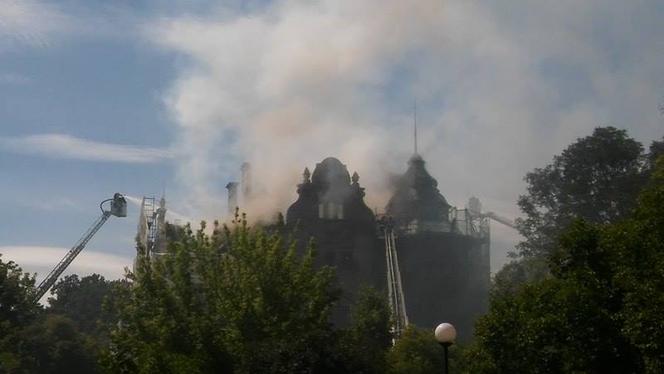 1 Pożar willi Richtera w Łodzi