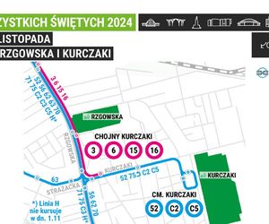 MPK Łódź w okresie Wszystkich Świętych