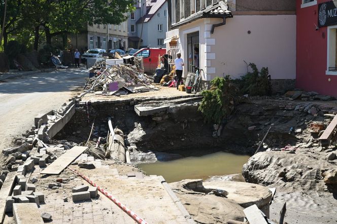 Skutki powodzi w Stroniu Śląskim