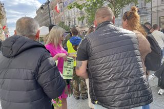 Wielki protest pod urzędem miasta w Łodzi. Broń lasów Lublinka