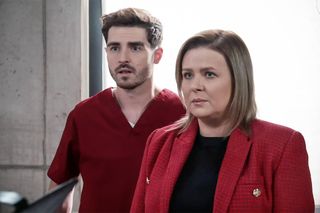 	Pierwsza miłość odc. 3967. Kacper (Damian Kulec), Marysia (Aneta Zając)