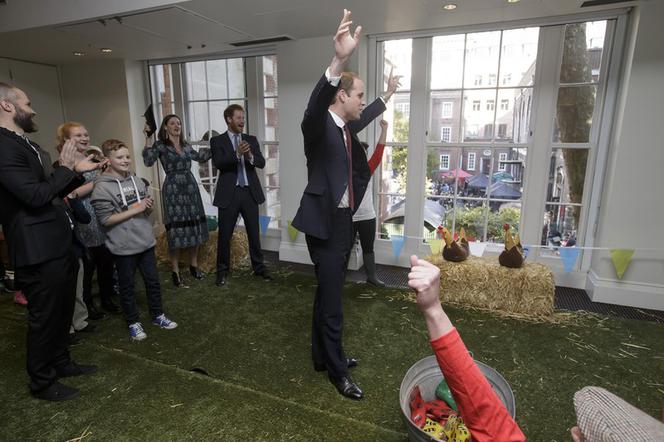 Księżna Kate, książę William i książę Harry
