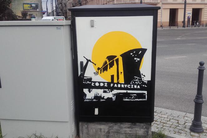 Graffiti na skrzynkach energetycznych nową formą street artu w Łodzi [WIDEO]