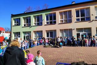 Na terenie Publicznego Przedszkola nr 3 odbył się bieg Rozwiń skrzydła