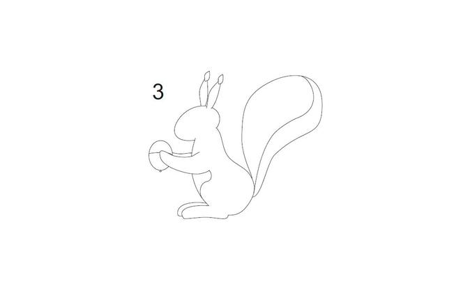 jak narysowac wiewiorke - krok 3