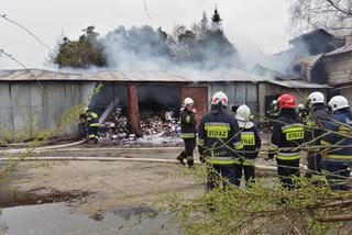 Pożar w miejscowości Zakręt