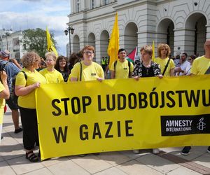 Marsz dla Palestyny przeszedł w niedzielę, 17 sierpnia ulicami Warszawy