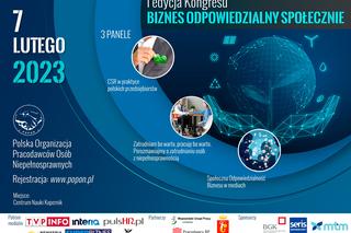 I edycja Kongresu Biznes Odpowiedzialny Społecznie