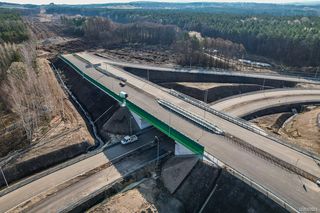 Budowa obwodnicy Poręby i Zawiercia. Zdjęcia z marca 2025
