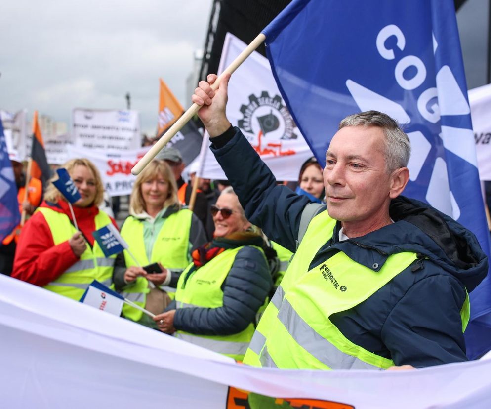 Związkowcy protestują, politycy debatują. PRECOP 2025