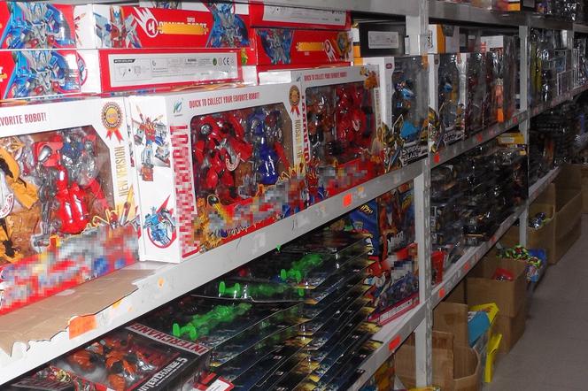 Podrabiane zabawki w Wólce Kosowskiej