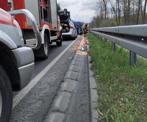 Poważny wypadek w Rybniku. Zderzyły się cztery samochody osobowe 