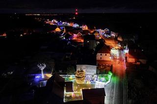 Świąteczne iluminacje w Popowie