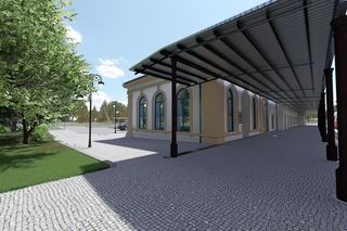 Oława - przystanek kolejowy już działa i dworzec w remoncie (wizualizacje)